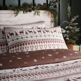 Christmas Fairisle Natural Polycotton Duvet Cover Set - product image 2