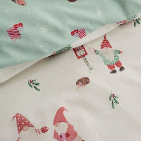 Christmas Gonks Natural 100% Cotton Duvet Cover Set - product image 3