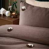Christmas Puddings Tufted Duvet Cover Set image 2