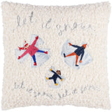 Christmas Together Snow Angels Boucle Cushion Cover 43 x 43cm - image 2