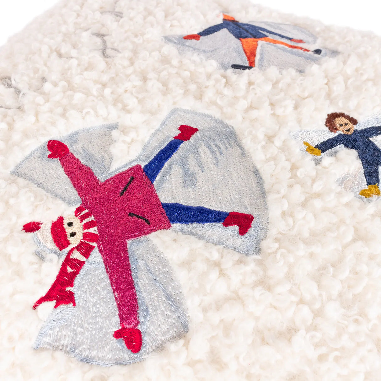 Christmas Together Snow Angels Boucle Cushion Cover 43 x 43cm - image 5