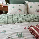 Christmas Tree Lane 100% Cotton Duvet Cover Set image 3