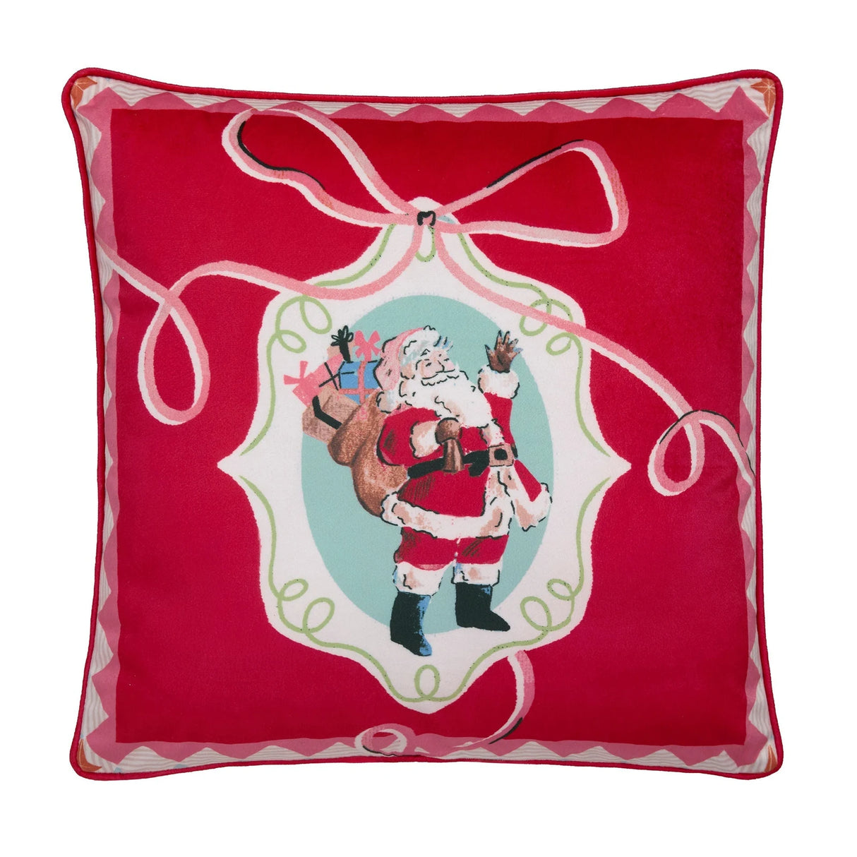 Christmas Vintage Frames Red Cushion 43 x 43cm - product image 3