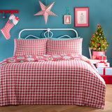 Christmas Vintage Frames Red Polycotton Duvet Cover Set - product image 4
