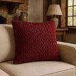 Laurence Llewelyn-Bowen Amory Velvet Cushion Cover 43cm x 43cm - Claret