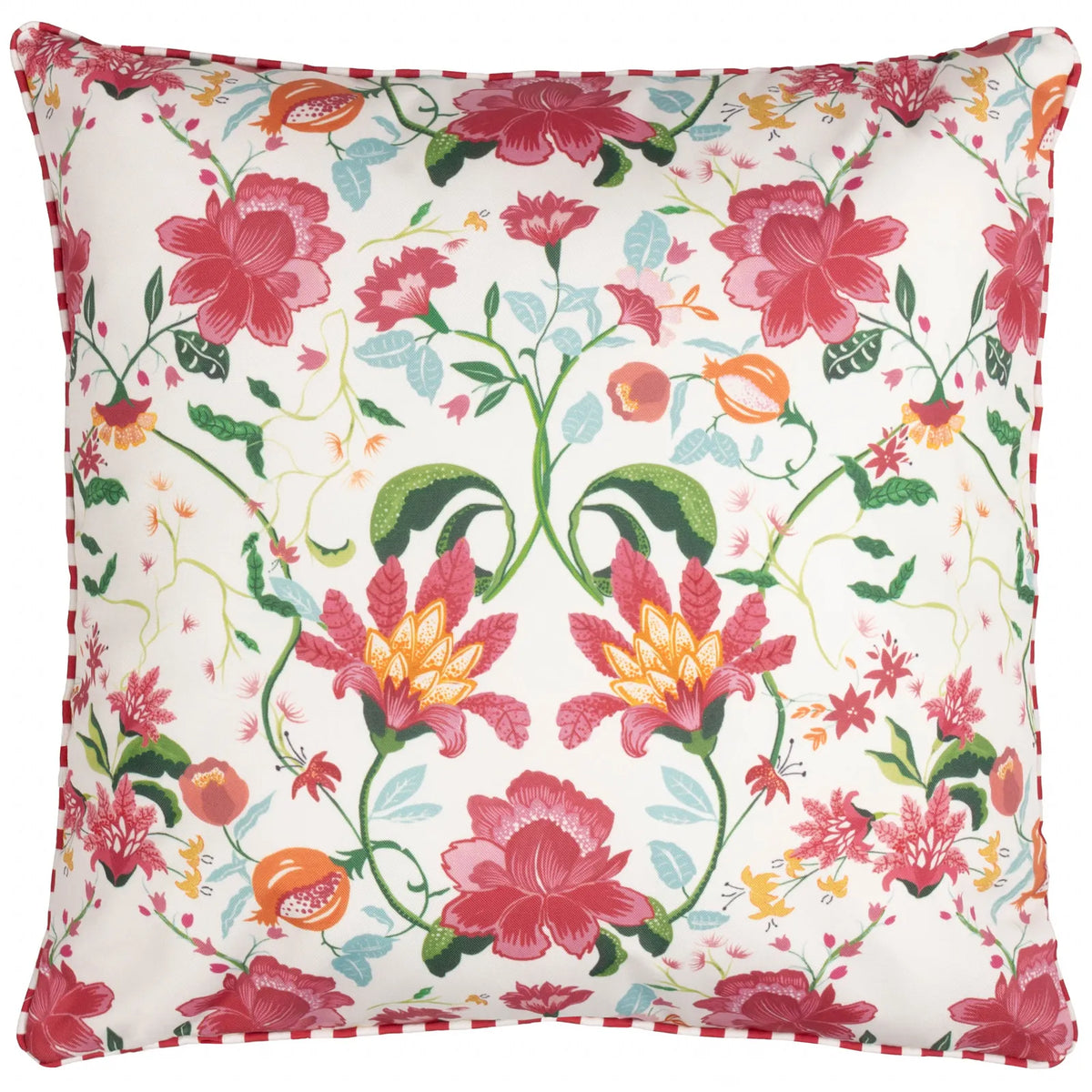 Claudia Outdoor Candy Red Cushion Cover or Filled Cushion 45cm x 45cm - additional product view 2