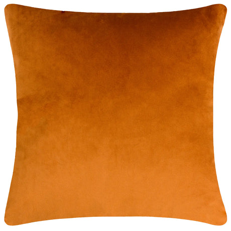 Cleo Linear Woven Velvet Ginger Cushion Cover 45cm x 45cm - additional product view 2
