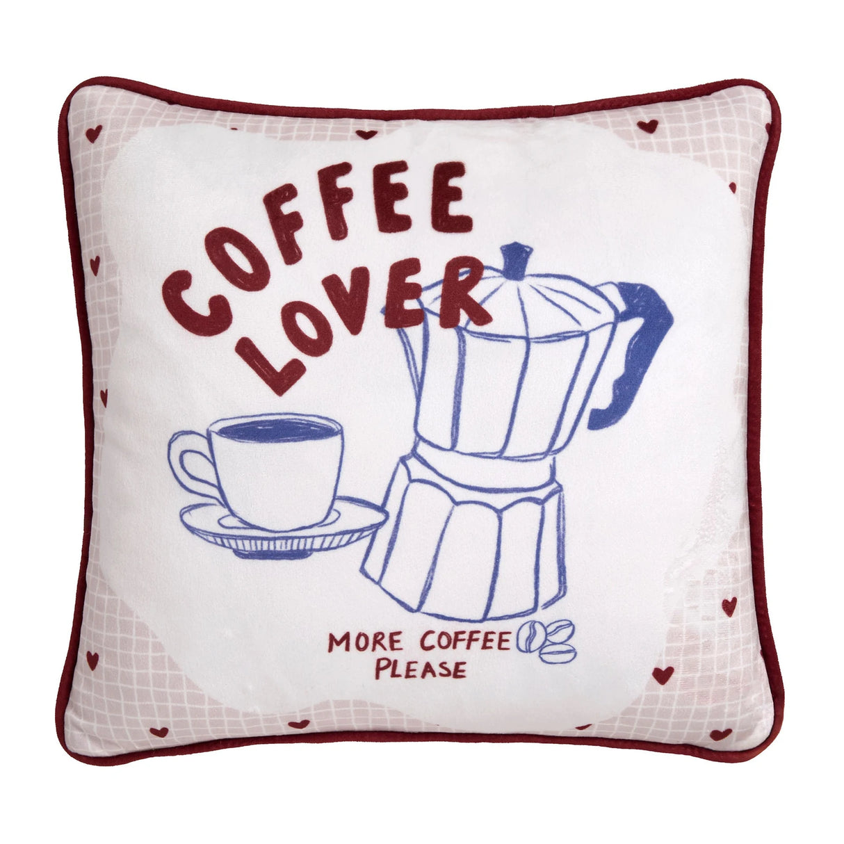 Coffee Club Blue Cushion 43 x 43cm - product image 3