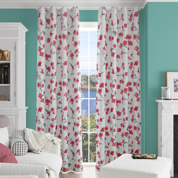 Como Cherry Made To Measure Curtains - Ideal