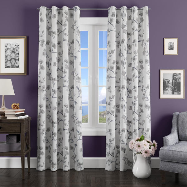 Como Grey Made To Measure Curtains - Ideal
