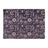 Constellation Printed Sherpa Fleece Throw Charcoal/Cream 130 x 180cm - image 4