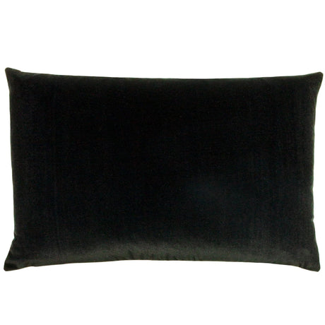 Contra Velvet Black Cushion Cover 40cm x 60cm - additional product view 1