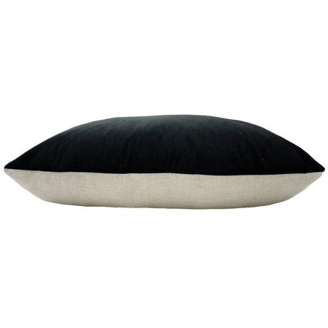 Contra Velvet Black Cushion Cover 40cm x 60cm - additional product view 3