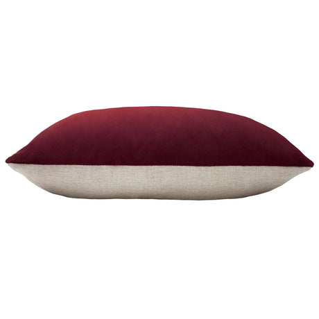 Contra Velvet Oxblood Cushion Cover 40cm x 60cm - additional product view 3