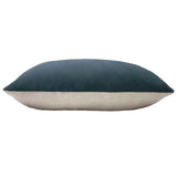 Contra Velvet Slate Blue Cushion Cover 40cm x 60cm - additional product view 3