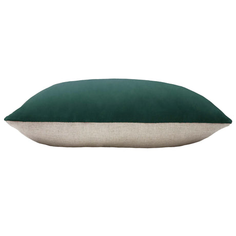 Contra Velvet Teal Cushion Cover 40cm x 60cm - additional product view 3
