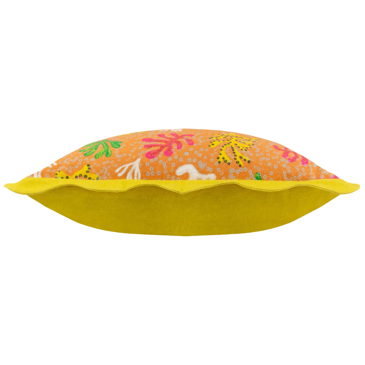 Coral 100% Cotton Citronelle Cushion Cover 50cm x 50cm - additional product view 4