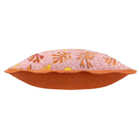 Coral 100% Cotton Sandy Pink Cushion Cover 50cm x 50cm - additional product view 4