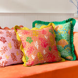 Coral 100% Cotton Sandy Pink Cushion Cover 50cm x 50cm - additional product view 6