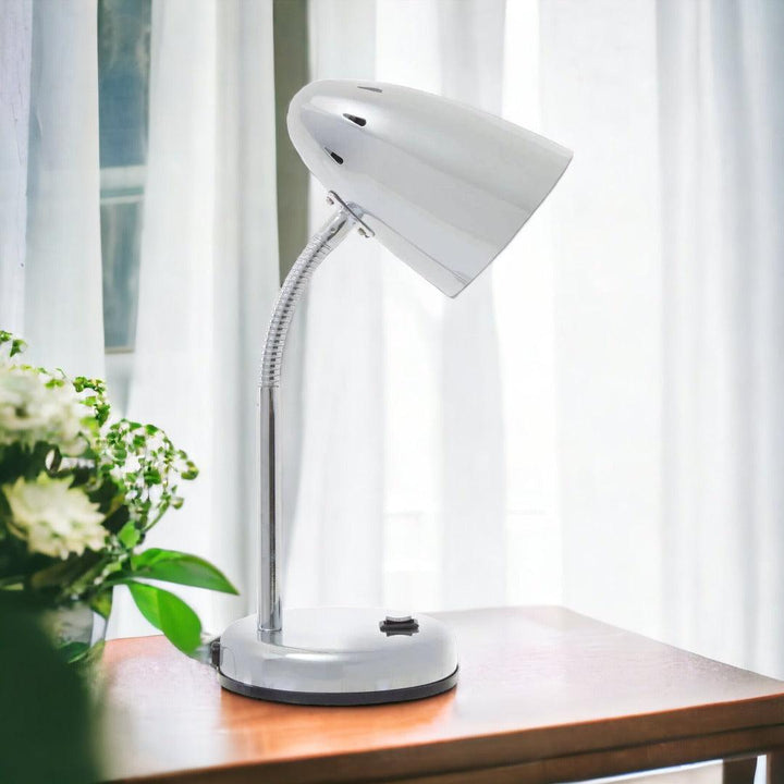 Cosmo Chrome Desk Lamp 37cm - Ideal