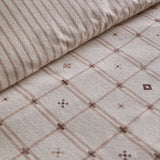 Cottage Check Natural 100% Cotton Duvet Cover Set - product image 3