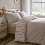 Cottage Check Natural 100% Cotton Duvet Cover Set - product image 4