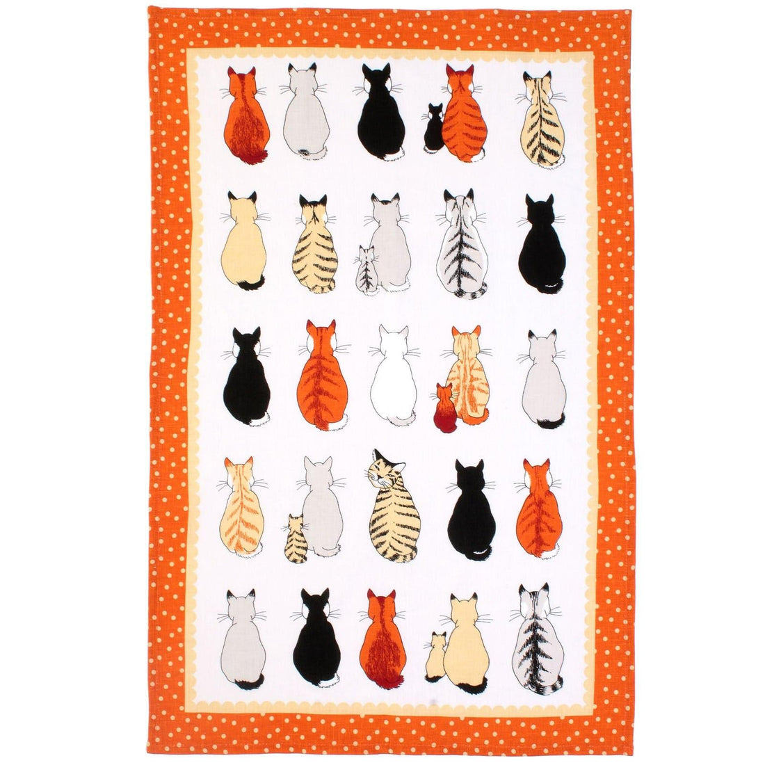 Ulster Weavers Cats in Waiting 100% Cotton Tea Towel