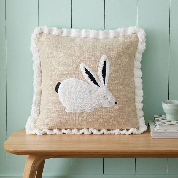 Country Hare Cushion Cover - Ideal
