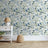 Catherine Lansfield Countryside Floral Wallpaper Blue