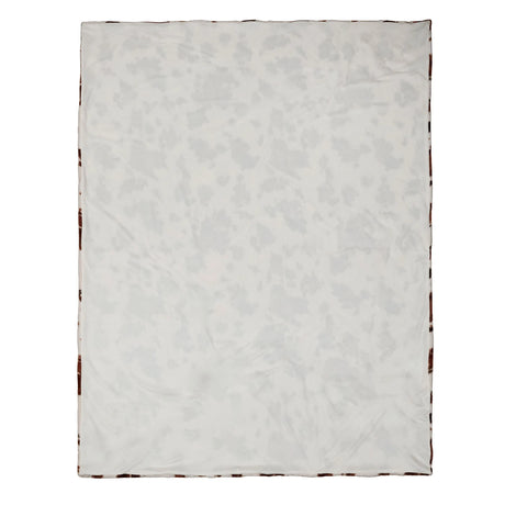 Cow Print Faux Fur Natural Bedspread 150 x 200cm - product image 4