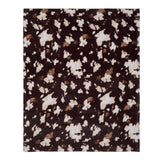 Cow Print Fleece Chocolate Throw Blanket 120 x 150cm - product image 2