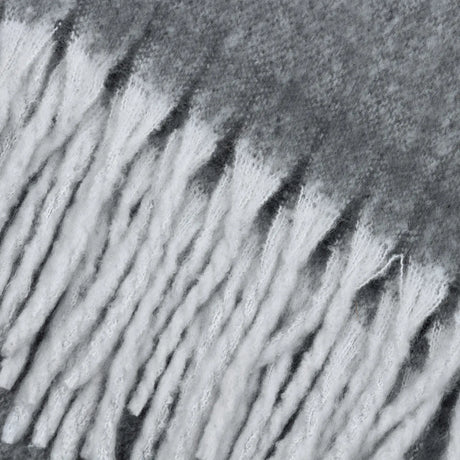 Cozy Woven Tasselled Throw Charcoal 140 x 180cm - image 4