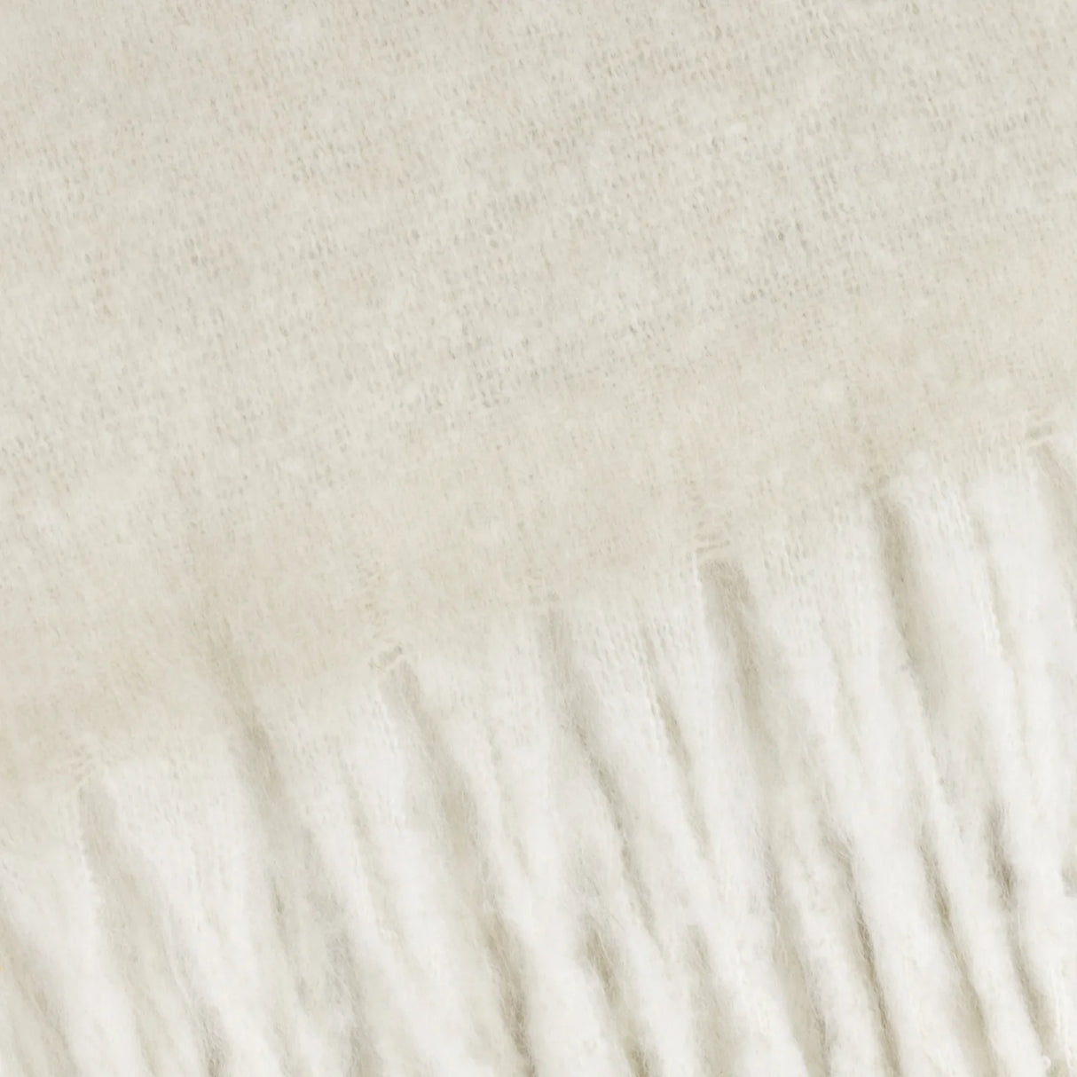 Cozy Woven Tasselled Throw Ecru 140 x 180cm - image 4