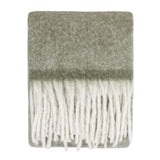 Cozy Woven Tasselled Throw Green 140 x 180cm - image 2