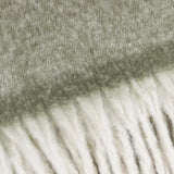 Cozy Woven Tasselled Throw Green 140 x 180cm - image 4