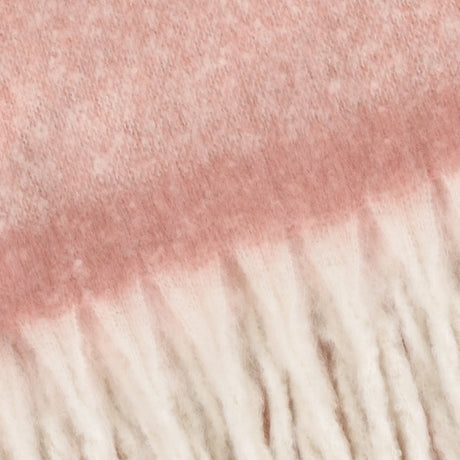 Cozy Woven Tasselled Throw Pink 140 x 180cm - image 4