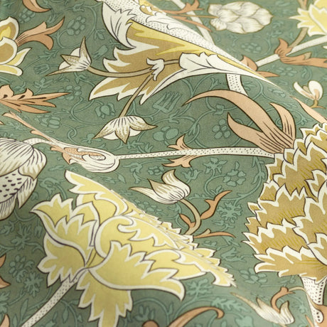 Cray Sage / Sunflower Velvet Thermal Blackout Dimout Pencil Pleat Curtains - additional product view 5