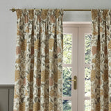 Cray Stone / Clay Velvet Thermal Blackout Dimout Pencil Pleat Curtains - additional product view 2