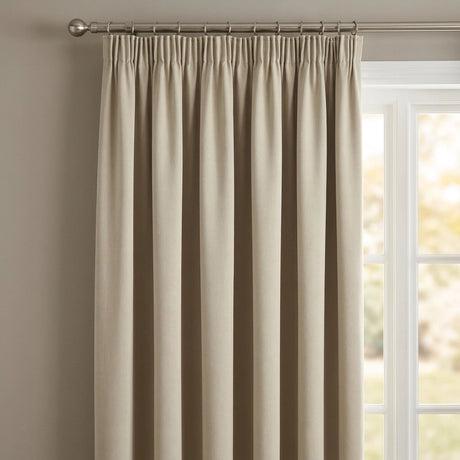 100% Blackout Tape Top Pencil Pleat Curtains 8