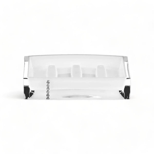Crystal White Soap Dish - Ideal