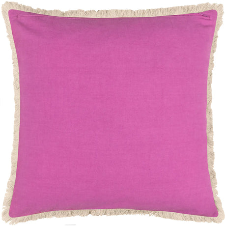 Cypressa Floral Mosaic 100% Cotton Lilac Cushion Cover 50cm x 50cm - additional product view 2