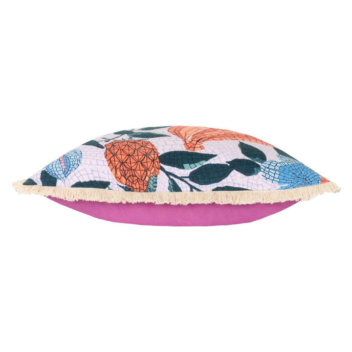 Cypressa Floral Mosaic Lilac Cushion Cover 20" x 20" - Ideal