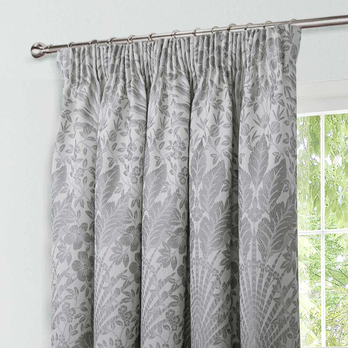 Keswick Tape Top Pencil Pleat Curtains by Sundour