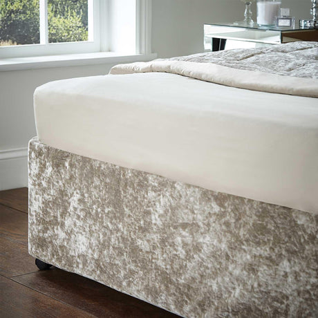 Crushed Velvet Divan Base Wrap by Catherine Lansfield