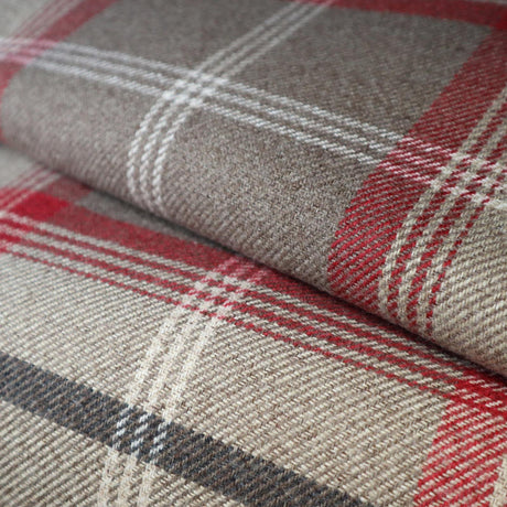 Hestia Rosso Made To Measure Curtains by Style Furnishings