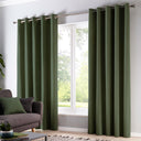 Sorbonne Cotton Lined Eyelet Curtains by Fusion