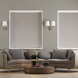 Pencil Stripe Pebble Made To Measure Roman Blind by Style Furnishings