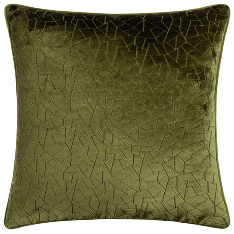 Malans Cut Velvet Cushion Cover 18" x 18" by Paoletti
