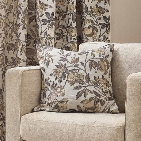 Pomegranate Jacquard Cushion Cover 20" x 20" - Natural