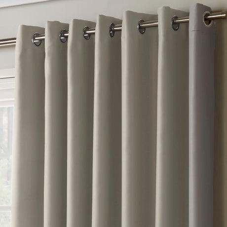 100% Blackout Eyelet Curtains by Alan Symonds